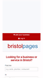Mobile Screenshot of bristolpages.co.uk